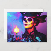 死んだ女カラフルの日 ポストカード (正面/裏面)