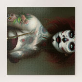 死んだ女性のタトゥーパズル ジグソーパズル (横)