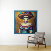 死んだ女性の日1 タペストリー (インサイチュ)