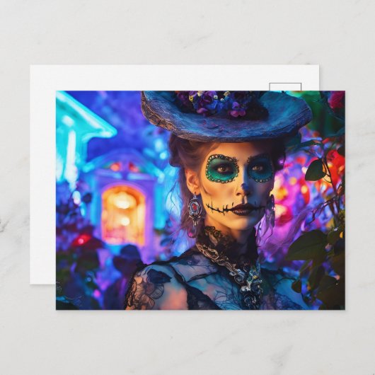 死んだ女性の美しい日 ポストカード (正面/裏面)