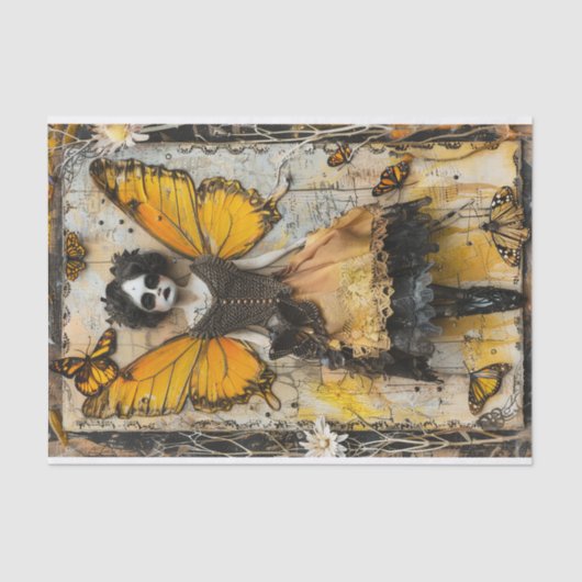 死んだ妖精のヴィンテージの切り離し 薄葉紙 (正面)