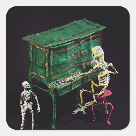 死んだ姿のミュージシャン スクエアシール (正面)