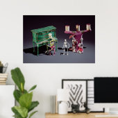 死んだ姿のミュージシャン ポスター (ホームオフィス)