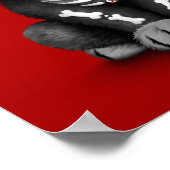 死んだ子犬のかわいい赤い日 ポスター (角)