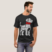 死んだ子犬のことを考える ホワイト Tシャツ (正面フル)