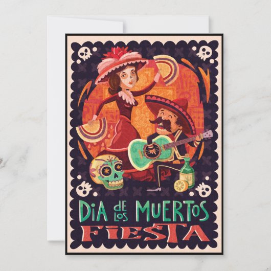 死んだ家族のフェスタのお祝いの日 招待状 (正面)