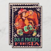 死んだ家族のフェスタのお祝いの日 招待状 (正面/裏面)