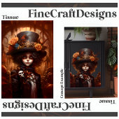 死んだ少女のスティームパンクの日デコパージュ右122 薄葉紙