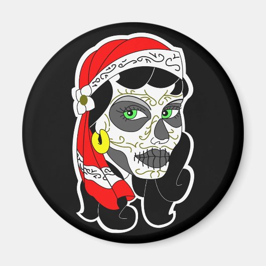 死んだ少女の日 マグネット (正面)