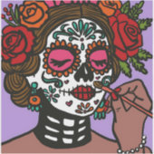 死んだ手描きのカタリーナの日 シール (正面)