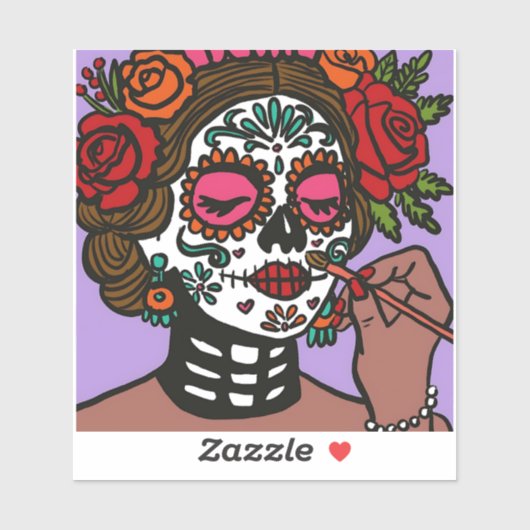 死んだ手描きのカタリーナの日 シール (シート)