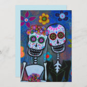 死んだ招待状の結婚式 招待状 (正面/裏面)