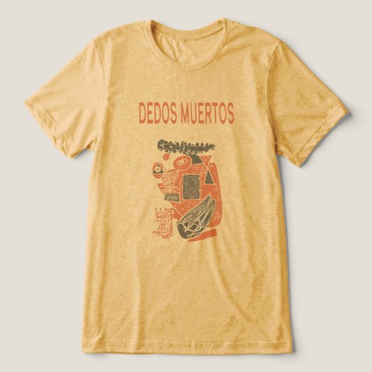 死んだ指 トライブレンドＴシャツ (デザイン正面)