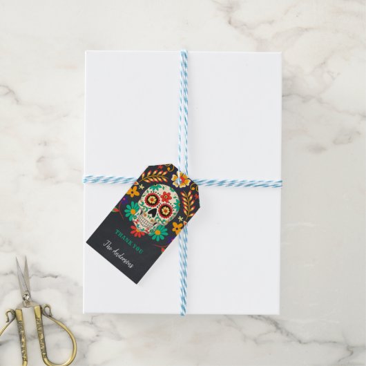 死んだ日のハローウィンパーティありがとう ギフトタグ (より糸付き)