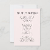 死んだ日またはヘロゲンパーティーカタリーナ顔 招待状 (裏面)