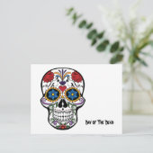 死んだ日カラベラ糖スカルフローラ ポストカード (スタンド正面)