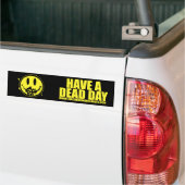 "死んだ日"のバンパーステッカー03過して下さい バンパーステッカー (トラック上)