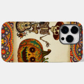 死んだ日/スケルトン日/カボチャ日/ハロウィーン Case-Mate iPhoneケース (裏面 (横))