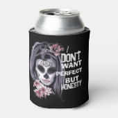 死んだ日、砂糖の女の子おもしろいスカル、ハロウィーン 缶クーラー (缶正面)