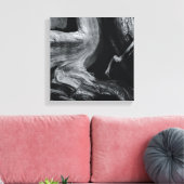 死んだ木の幹 キャンバスプリント (インサイチュ (リビング))