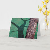 死んだ木 カード (黄色い花)