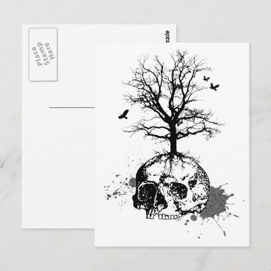 死んだ木 ポストカード (正面/裏面)