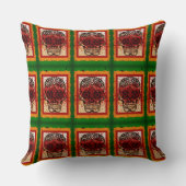 死んだ枕の日血砂糖スカル クッション (裏面)