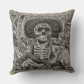 死んだ枕の日 – ホセ・グアダルーペ・ポサダ クッション (裏面)