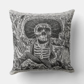 死んだ枕の日 – ホセ・グアダルーペ・ポサダ クッション (裏面)