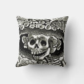 死んだ枕の日 – La Catrina クッション (裏面)