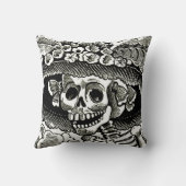 死んだ枕の日 – La Catrina クッション (裏面)