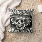 死んだ枕の日 – La Catrina クッション (ブランケット)