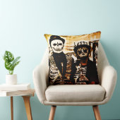 死んだ枕の日 – una pareja de esqueletos クッション (椅子)