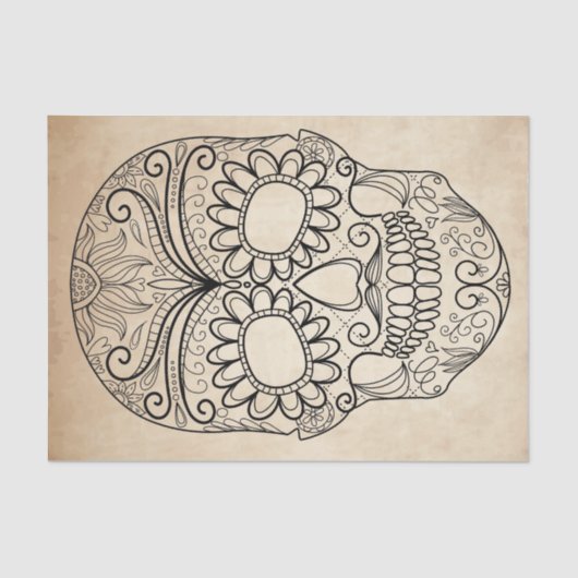 死んだ汚いスカルの日 薄葉紙 (正面)