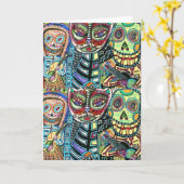 死んだ猫のセレナーデの日 カード (黄色い花)