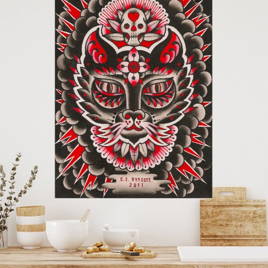 死んだ猫の日 ポスター (キッチン)