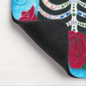 死んだ猫の砂糖のスカル猫のマウスパッドの日 マウスパッド (コーナー)