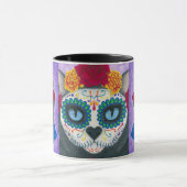 死んだ猫の砂糖のスカルGalの芸術のマグの日 マグカップ (中央)