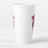 死んだ疲れた母の生活スケルトン乱雑Bunバンダナ カフェラテマグ (正面)