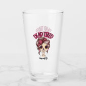 死んだ疲れた母の生活スケルトン乱雑Bunバンダナ タンブラーグラス (裏面)