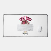 死んだ疲れた母の生活スケルトン乱雑Bunバンダナ デスクマット (キーボード&マウス)
