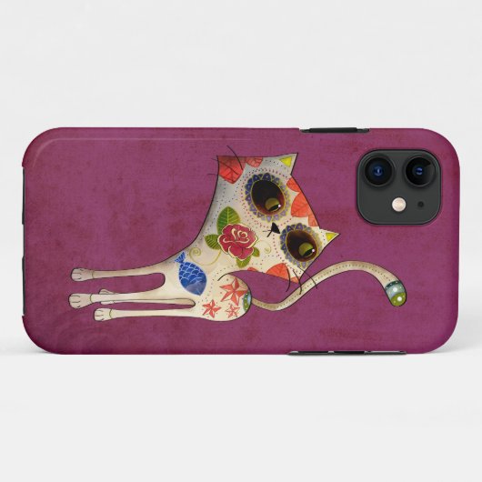 死んだ白くかわいい猫の日 Case-Mate iPhoneケース (裏面(横))