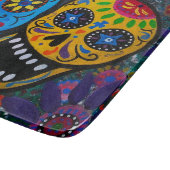 死んだ砂糖のスカルのまな板の日 カッティングボード (角)