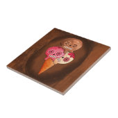 死んだ砂糖のスカルのアイスクリームの日 タイル (側面)