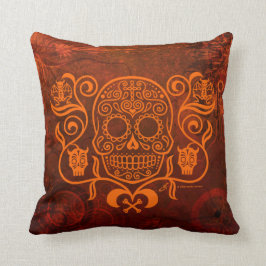 死んだ砂糖のスカルの日 クッション