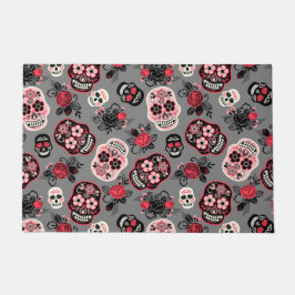 死んだ砂糖のスカルの日 ドアマット