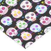 死んだ砂糖のスカル ショートテーブルランナー (コーナー)