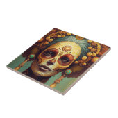 死んだ砂糖のスカル タイル (側面)