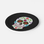 死んだ砂糖のスカル ペーパープレート (アングル)