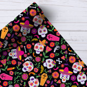 死んだ砂糖のスカル ラッピングペーパー